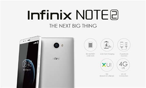 Spesifikasi Hp Infinix Note 2